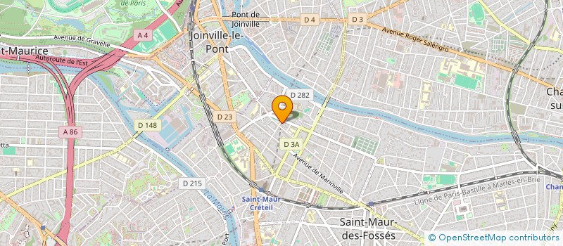 localisation de l'entreprise SARL SANDRA  SAINT-MAUR-DES-FOSSES