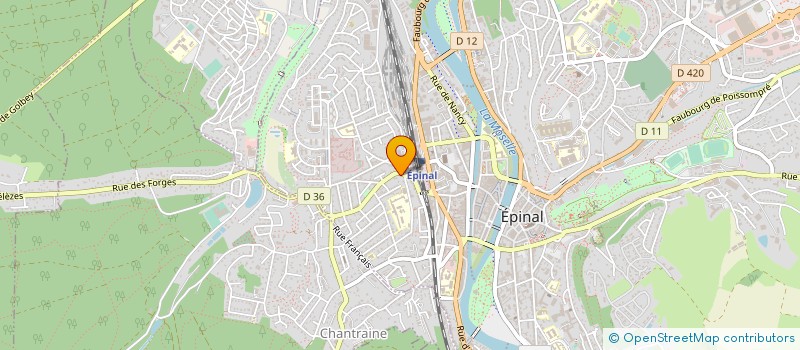 localisation de l'entreprise SARL SANDRA  EPINAL