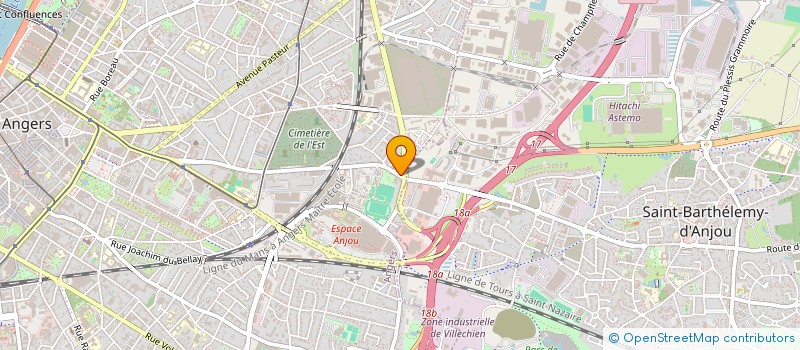 localisation de l'entreprise SARL SANDRA ET SAMUEL HOUDU à ANGERS