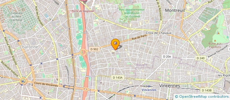 localisation de l'entreprise SARL SANDRA FEE DES GATEAUX à MONTREUIL