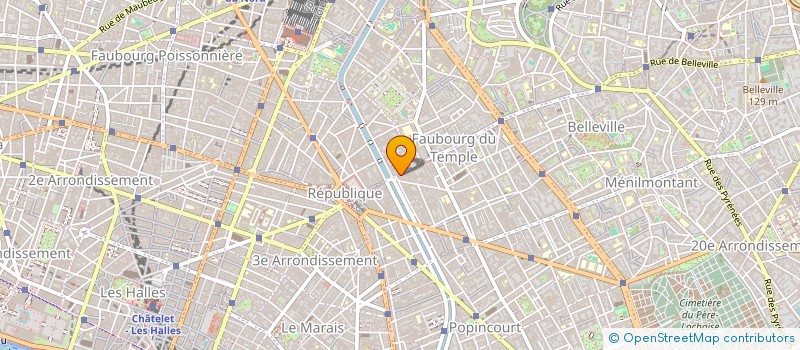 localisation de l'entreprise SARL SANDRINE  PARIS