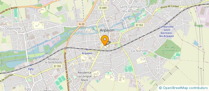 localisation de l'entreprise SARL SANDWICHERIE DU LYCEE à ARPAJON