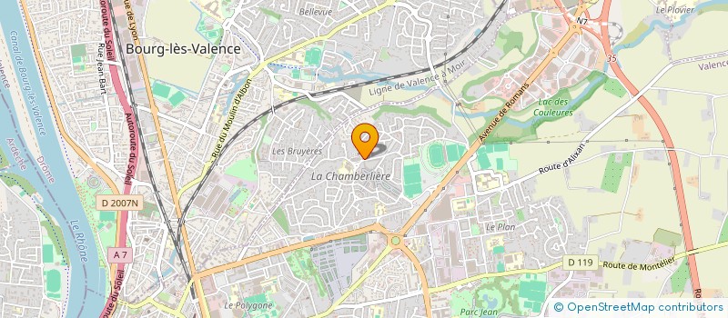 localisation de l'entreprise SARL SANDWICHERIE SABRI à VALENCE