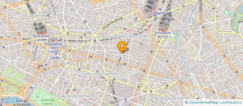 localisation de l'entreprise SARL SANDY  PARIS