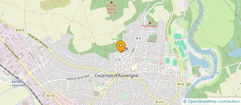 localisation de l'entreprise SARL SANE à COURNON-D'AUVERGNE