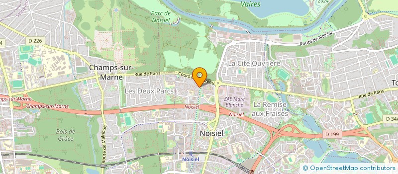 localisation de l'entreprise SARL SANE ENTREPRISE  NOISIEL