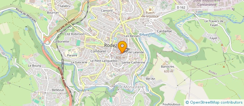 localisation de l'entreprise SARL SANHES  RODEZ