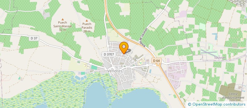 localisation de l'entreprise SARL SANI'CHAUFF à VENDRES