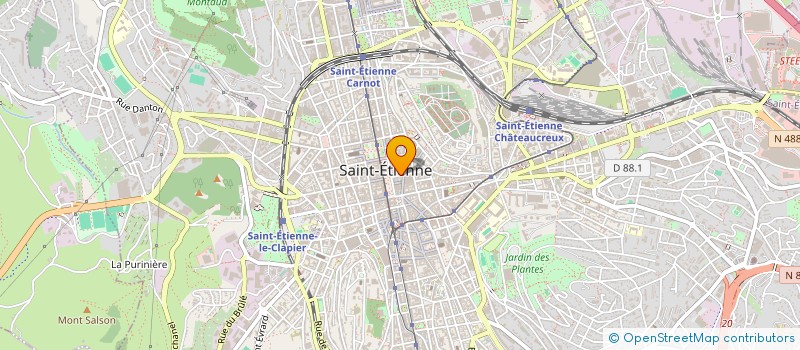 localisation de l'entreprise SARL SANIA  SAINT-ETIENNE