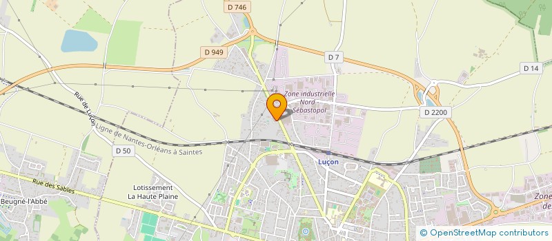 localisation de l'entreprise SARL SANIRAMA à LUCON