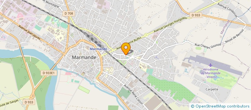 localisation de l'entreprise SARL SANITAIRE ELECTRICITE CHAUFFAGE  MARMANDE