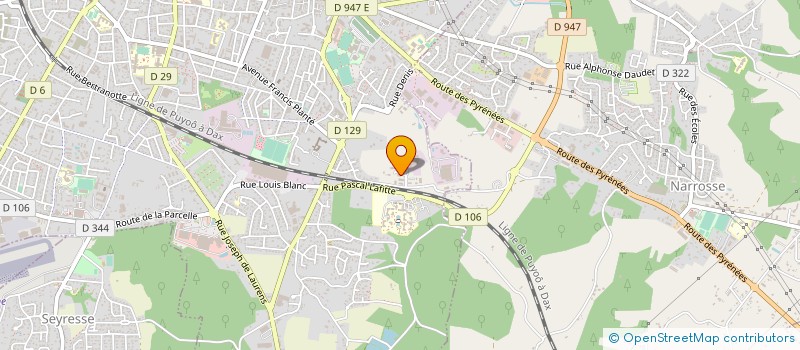 localisation de l'entreprise SARL SANITHERM à DAX