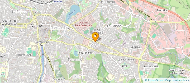localisation de l'entreprise SARL SANTE AROM à VANNES