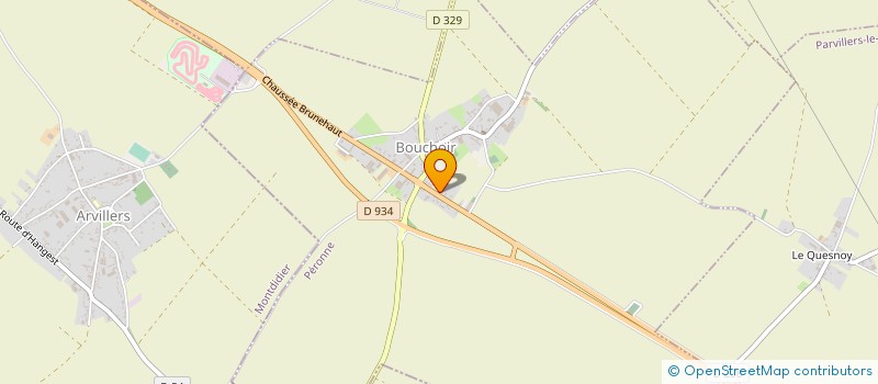 localisation de l'entreprise SARL SANTERRE MOBILIER OCCASION  BOUCHOIR