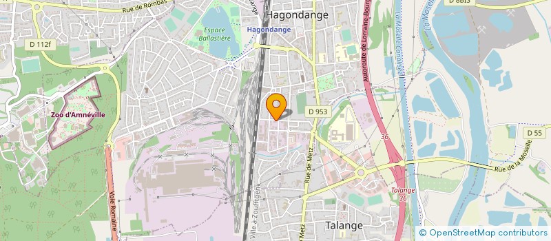 localisation de l'entreprise SARL SANTORO à HAGONDANGE