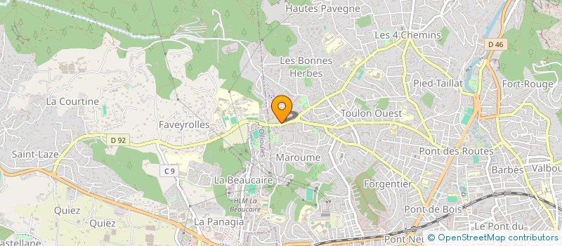 localisation de l'entreprise SARL SAOUD à TOULON