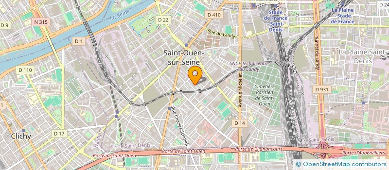 localisation de l'entreprise SARL SAPE à SAINT-OUEN-SUR-SEINE