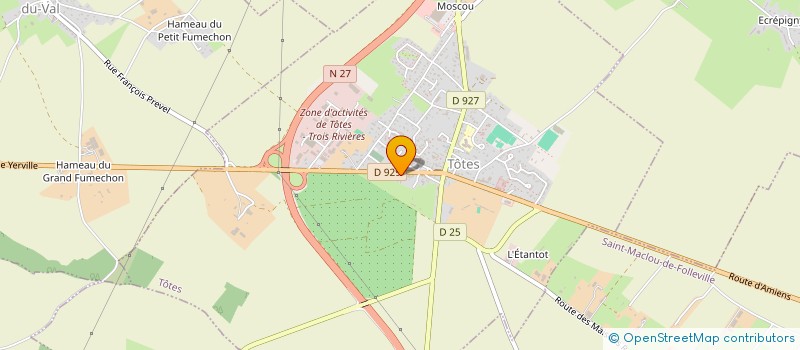 localisation de l'entreprise SARL SAPELEC  TOTES