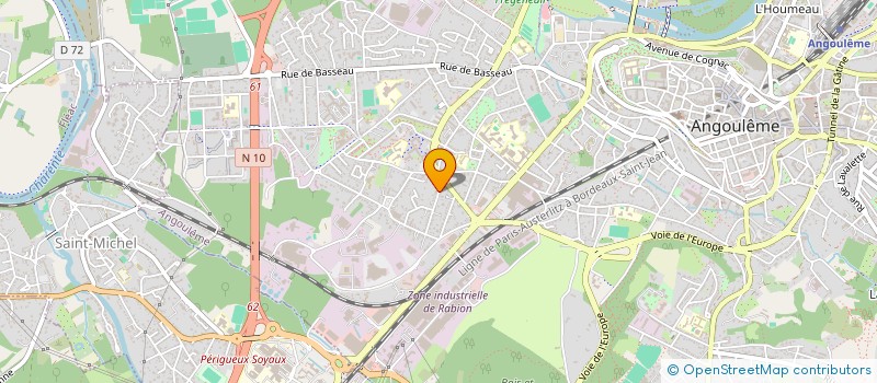 localisation de l'entreprise SARL SAPHI à ANGOULEME