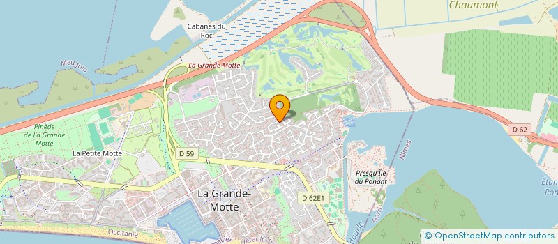 localisation de l'entreprise SARL SAPORE D'ITALIA à LA GRANDE MOTTE