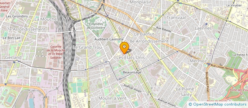 localisation de l'entreprise SARL SARA  LYON