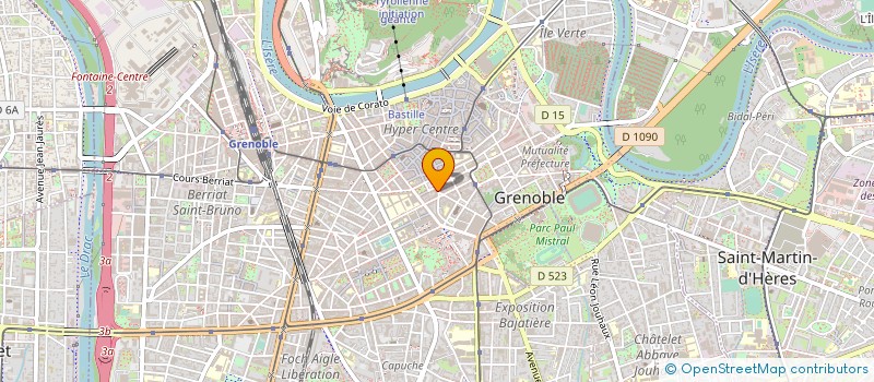 localisation de l'entreprise SARL SARAGAGLIA FRERES à GRENOBLE