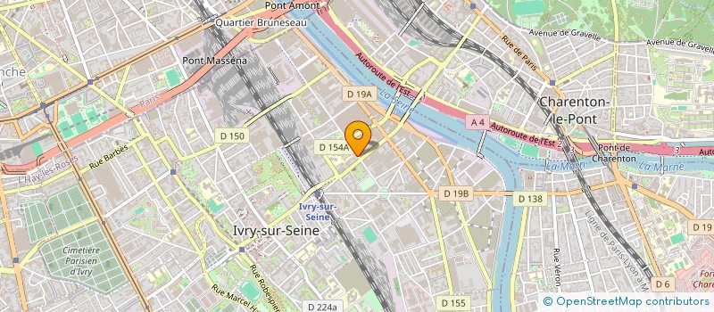 localisation de l'entreprise SARL SARAH à IVRY-SUR-SEINE