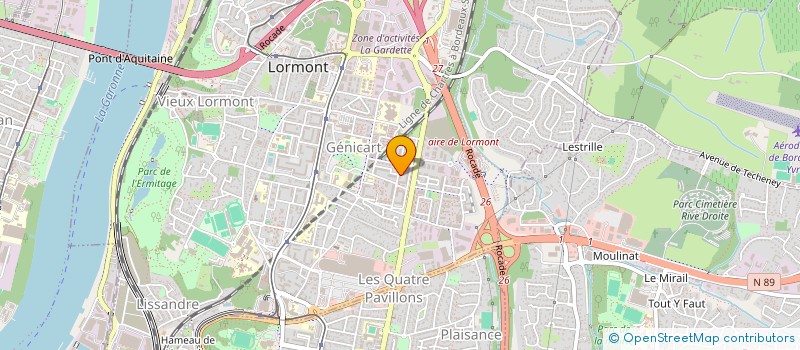 localisation de l'entreprise SARL SARASWATY  BORDEAUX