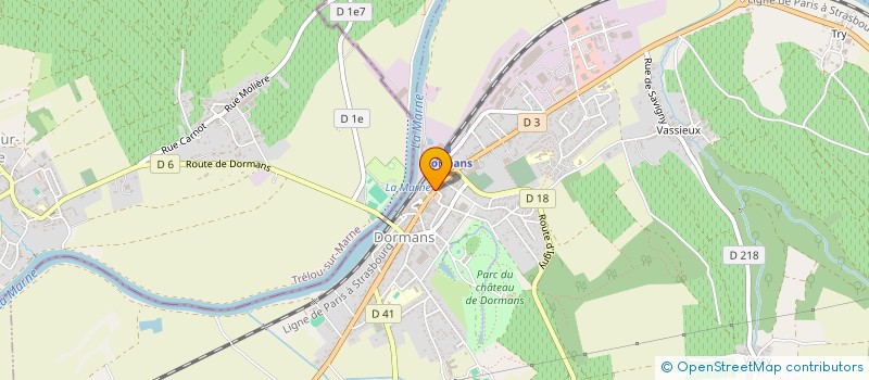 localisation de l'entreprise SARL SARAZIN à DORMANS