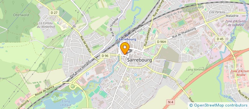 localisation de l'entreprise SARL SARCADO à SARREBOURG