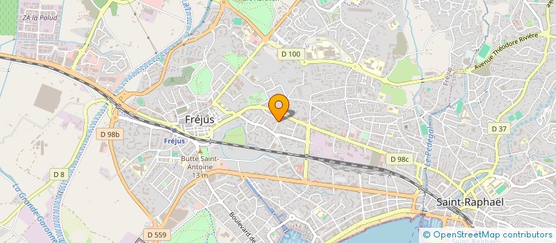 localisation de l'entreprise SARL SARECA à FREJUS
