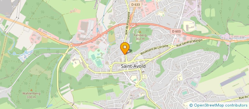localisation de l'entreprise SARL SARLOR ETT à SAINT-AVOLD