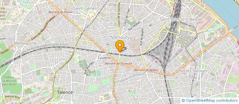 localisation de l'entreprise SARL SARRAZIN à BORDEAUX