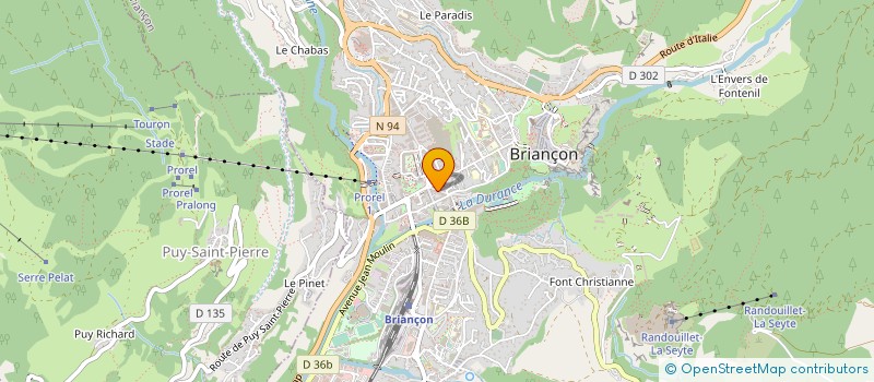 localisation de l'entreprise SARL SARRON à BRIANCON