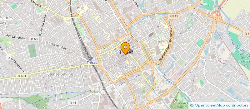 localisation de l'entreprise SARL SARTHIE  TROYES