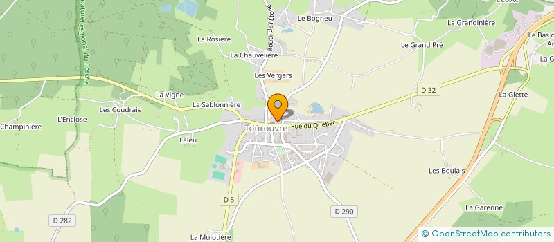 localisation de l'entreprise SARL SASSIER PERE ET FILS à TOUROUVRE AU PERCHE