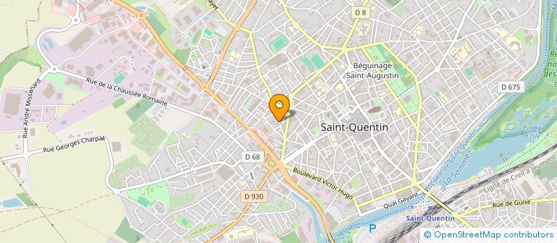 localisation de l'entreprise SARL SASUD à SAINT-QUENTIN