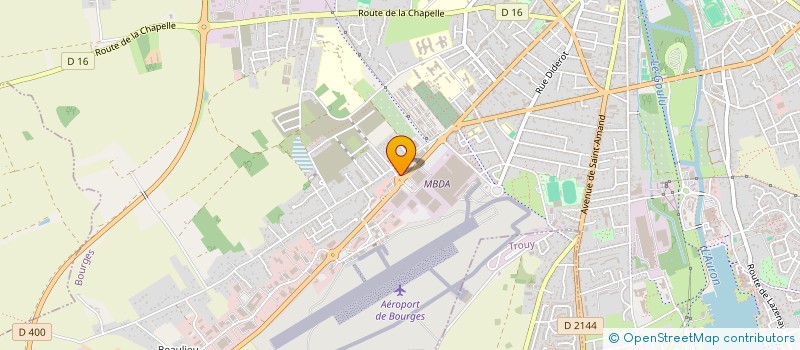 localisation de l'entreprise SARL SAT HELI à BOURGES