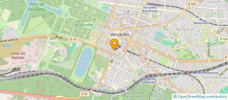localisation de l'entreprise SARL SATDIS à VERSAILLES