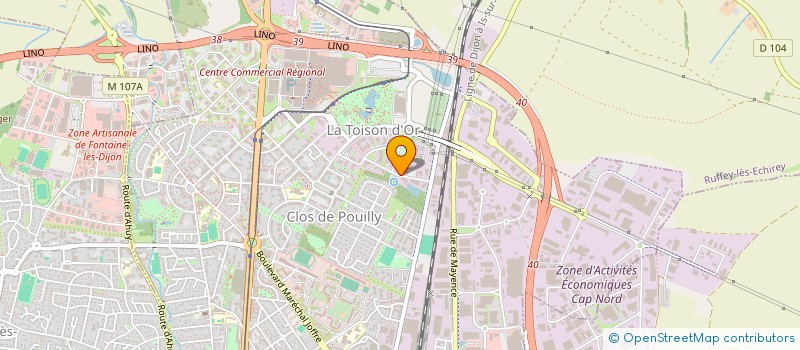 localisation de l'entreprise SARL SATE à DIJON