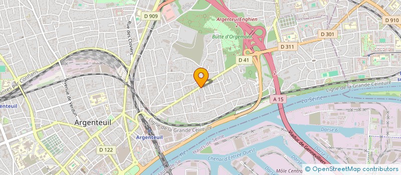 localisation de l'entreprise SARL SATELLITE à ARGENTEUIL