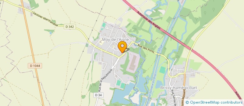 localisation de l'entreprise SARL SATHY à MOY DE L'AISNE