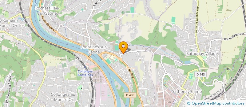 localisation de l'entreprise SARL SATO  FONTAINES-SUR-SAONE