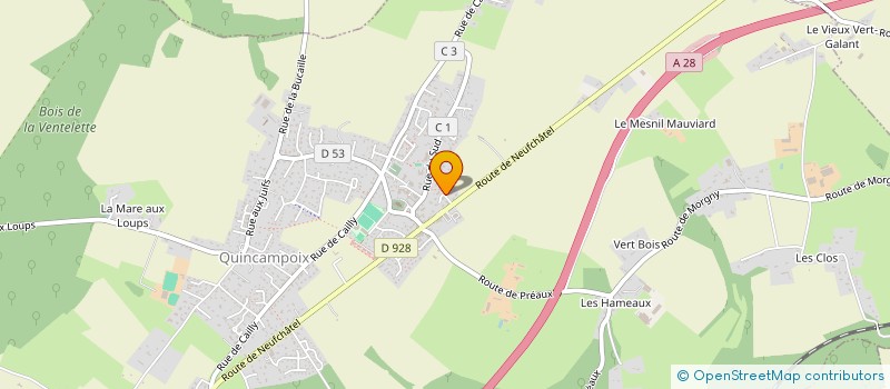 localisation de l'entreprise SARL SATO  QUINCAMPOIX