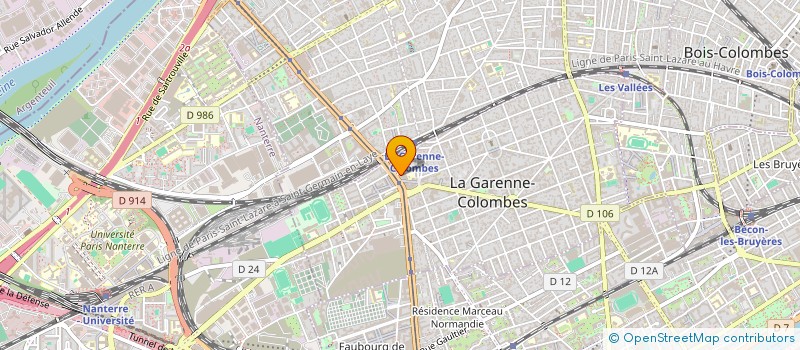 localisation de l'entreprise SARL SATURNE à LA GARENNE-COLOMBES