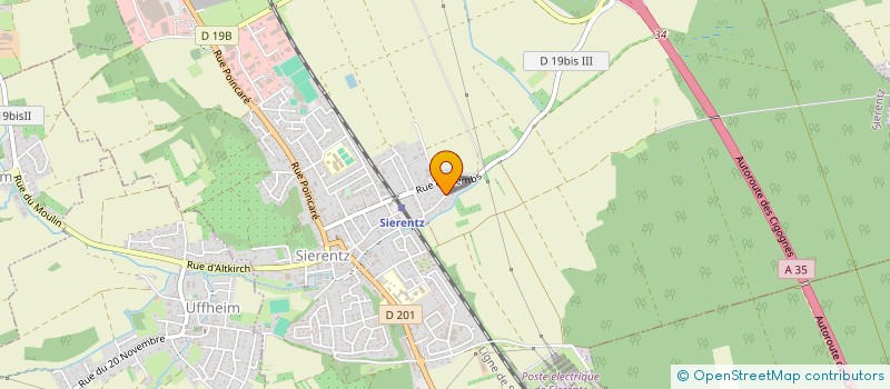 localisation de l'entreprise SARL SAUDER  SIERENTZ