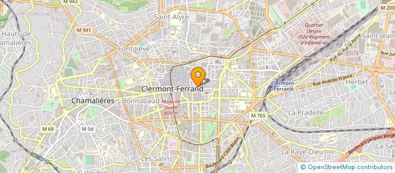 localisation de l'entreprise SARL SAUGIDU à CLERMONT-FERRAND