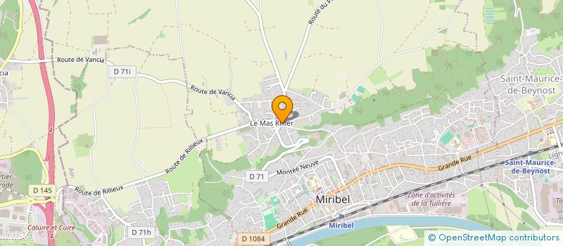 localisation de l'entreprise SARL SAULNA à MIRIBEL