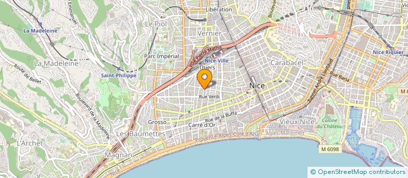 localisation de l'entreprise SARL SAUNIER ADMINISTRATION à NICE