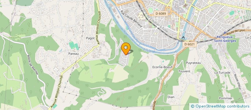 localisation de l'entreprise SARL SAUNIER PERE ET FILS  SANILHAC